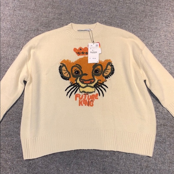 lion king sweater zara
